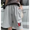 Burberry Shorts in Premiumqualität, schwarzes Logo, Luxus
