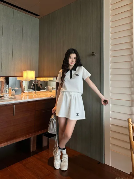 Hochwertige Celine-Shorts im bestickten Stil
