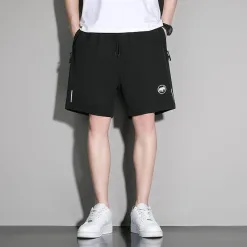Premium Mammoth Shorts Grau Nylon Atmungsaktive Kollektion