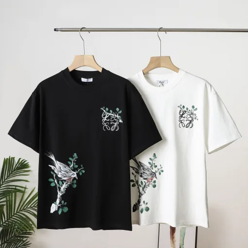 Bestseller Loewe Kurzarm Schwarz Baumwolle Atmungsaktiv Kollektion