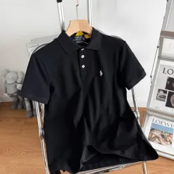 Bestseller Ralph Lauren Kurzarm-T-Shirts aus weißer Baumwolle, klassische Kollektion