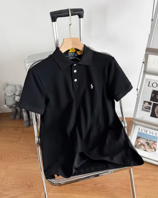 Bestseller Ralph Lauren Kurzarm-T-Shirts aus weißer Baumwolle, klassische Kollektion