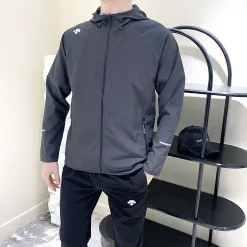 Premium Qualität Descente Mantel Grau Luxus