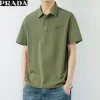 Luxus Prada Kurzarmhemden Schwarz Luxus