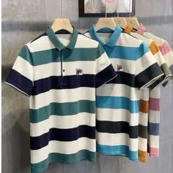 Fila Base Layer Shirts in Premiumqualität, Kollektion mit Stickereien aus rosa Baumwolle