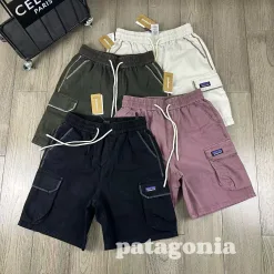Premium Qualität Patagonia Shorts Schwarz Baumwolle Vintage Luxus