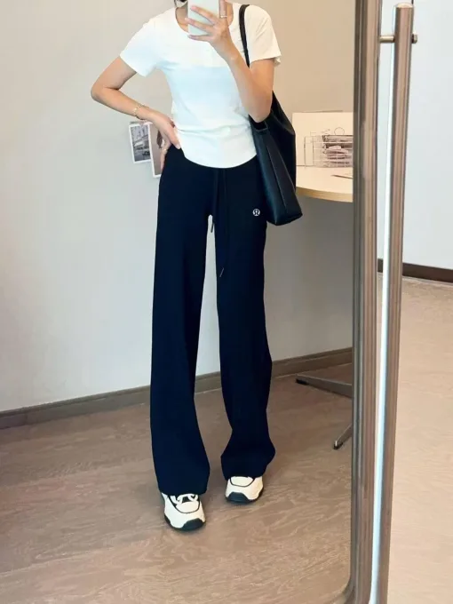 Bestseller Lululemon Hose Schwarz Spandex Casual Style