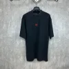 Meistverkaufte Balenciaga Kurzarm Rot Baumwolle Klassisch Luxus