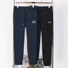 Premium Armani Hose Schwarzer Baumwollstil