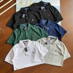 Bestseller Ralph Lauren Kurzarm-T-Shirts aus weißer Baumwolle im Logo-Stil