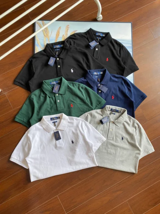 Bestseller Ralph Lauren Kurzarm-T-Shirts aus weißer Baumwolle im Logo-Stil