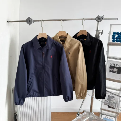 Luxus Ralph Lauren Mantel Khaki Baumwolle Classic Luxury