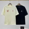 Premium Nike Kurzarm-T-Shirts Elfenbeinfarbene Baumwolle Classic Collection
