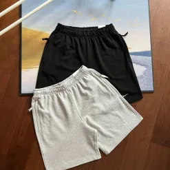 Premium Nike Shorts Schwarz Baumwolle Retro Luxus