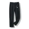 Luxus Descente Hose Schwarz Nylon Casual Luxury
