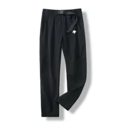 Luxus Descente Hose Schwarz Nylon Casual Luxury