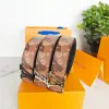 Luxus Louis Vuitton Gürtel Braun Klassischer Stil