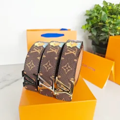 Premium Louis Vuitton Gürtel Braun Classic Kollektion