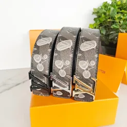Luxus Louis Vuitton Gürtel Schwarz Classic Luxury