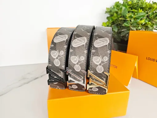 Luxus Louis Vuitton Gürtel Schwarz Classic Luxury