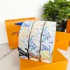 Luxus Louis Vuitton Gürtel Weiß Classic Kollektion