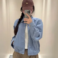 Bestseller Ralph Lauren Mantel Blau Baumwolle Klassischer Stil