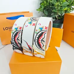 Premium Louis Vuitton Gürtel Gold Classic Luxury