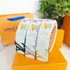 Bestseller Louis Vuitton Gürtel Weiß Classic Collection
