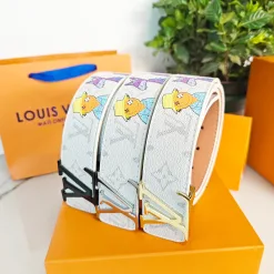 Bestseller Louis Vuitton Gürtel Weiß Classic Collection