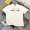 Hochwertiger Gucci Kurzarm Schwarz Baumwolle Klassischer Luxus