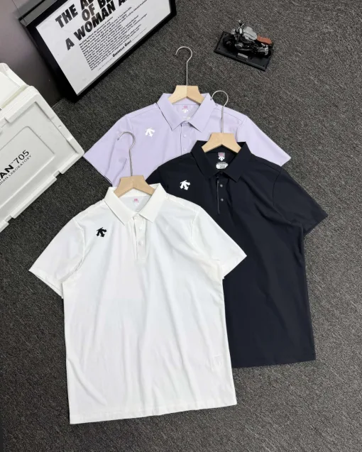 Bestseller Descente Kurzarmhemden Grün Classic Collection