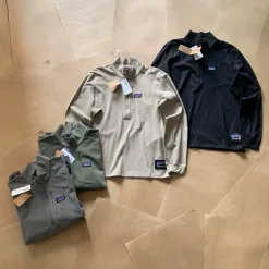 Hochwertiges Patagonia Langarmshirt in Schwarz