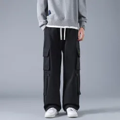 Luxus Stone Island Freizeithose Schwarz Solid Style