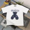 Premium Gucci Kurzarm Schwarz Baumwolle Logo Luxus