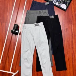 Premium Lululemon Hose Schwarz Polyester Casual Kollektion