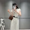 Hochwertige Miu Miu T-Shirt-Kollektion mit Stickerei