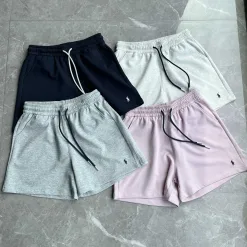 Hochwertige Ralph Lauren Shorts aus weißer Baumwolle mit Logo-Kollektion