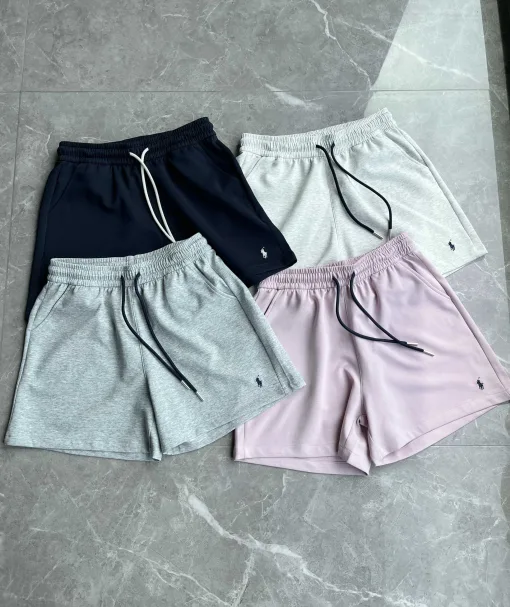 Hochwertige Ralph Lauren Shorts aus weißer Baumwolle mit Logo-Kollektion