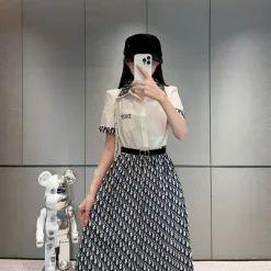 Hochwertiges Dior-Hemd im Monogramm-Stil