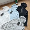 Hochwertiger Lululemon-Mantel in schwarzem Nylon, atmungsaktiv