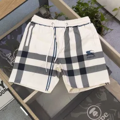 Hochwertige Burberry Shorts Navy Plaid Luxus