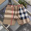 Hochwertige Burberry Shorts Schwarz Plaid Luxus