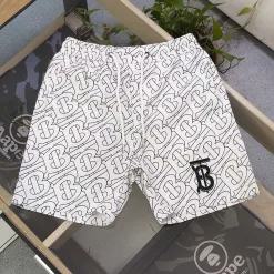 Burberry Shorts in Premiumqualität, schwarze Logo-Kollektion