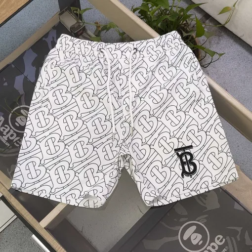Burberry Shorts in Premiumqualität, schwarze Logo-Kollektion