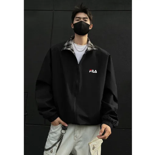 Bestseller Fila Jacke Schwarz Elegant Style