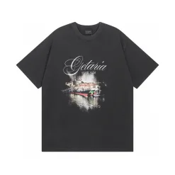 Premium Balenciaga Kurzarm Baumwolle Atmungsaktiv Kollektion