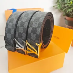 Bestseller Louis Vuitton Gürtel Schwarz Klassisch Luxus