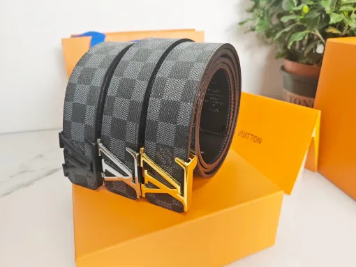 Bestseller Louis Vuitton Gürtel Schwarz Klassisch Luxus