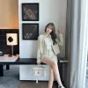 Premium Valentino Hemd Khaki Denim Atmungsaktive Kollektion