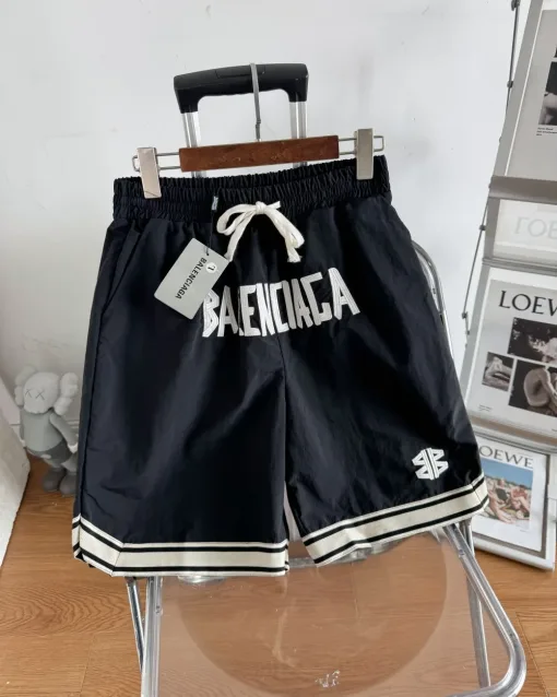 Balenciaga Shorts in Premiumqualität Schwarz Klassisch Luxus